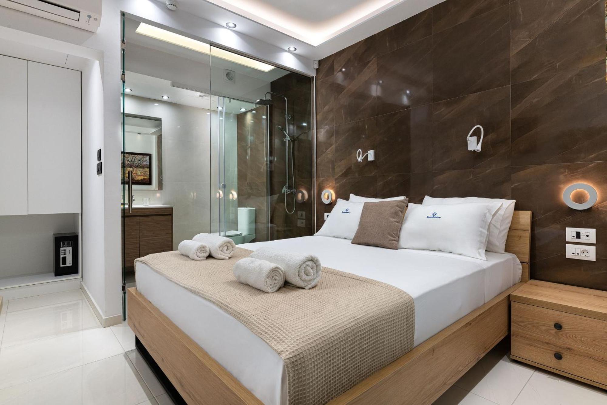 Apartment Rhodes Skyline With Out Door Jacuzzi Sea View *