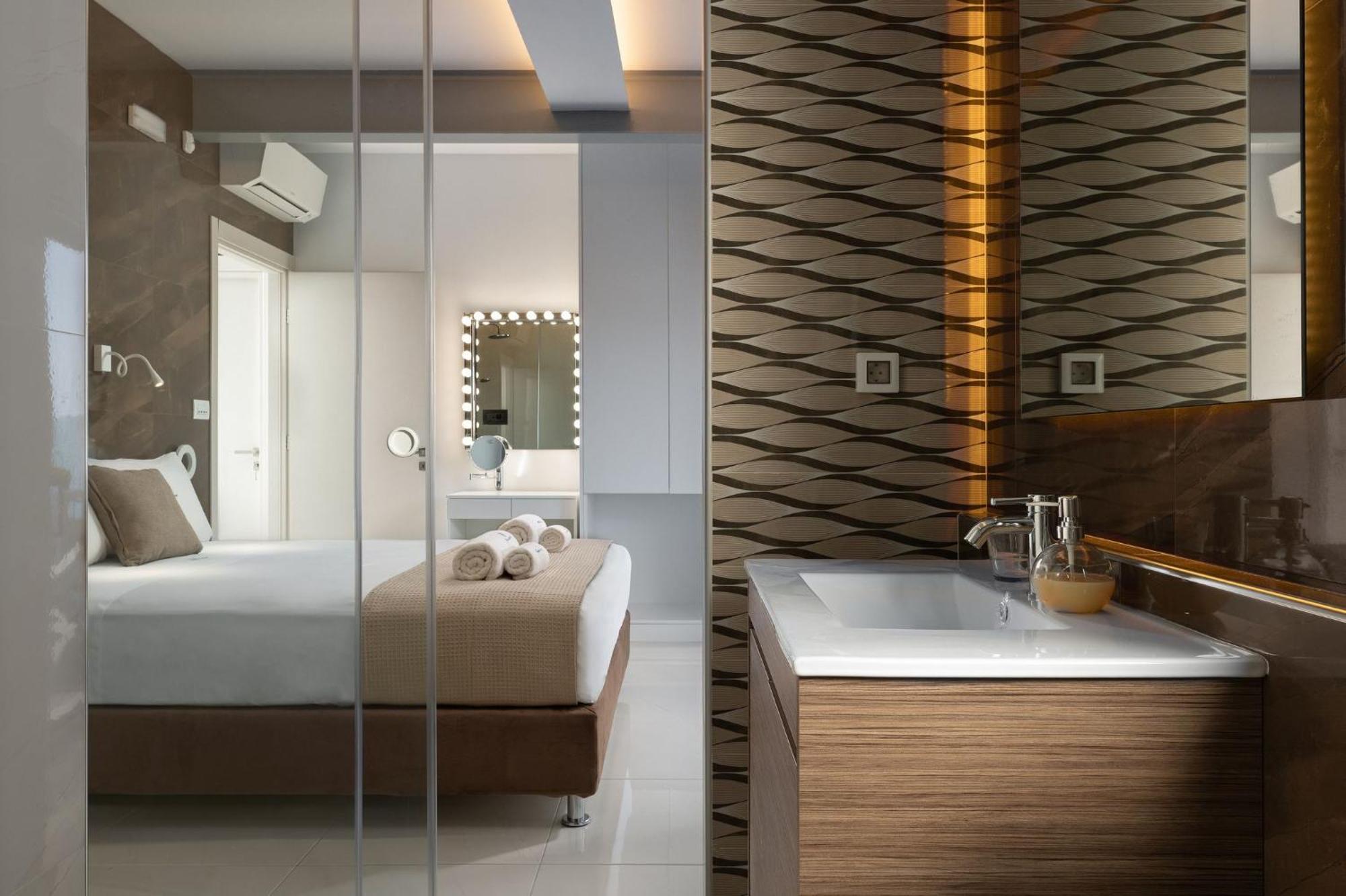 Apartment Rhodes Skyline With Out Door Jacuzzi Sea View
